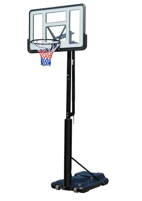 10 FT Adjustable Portable Basketball Hoop – Shatterproof Backboard, 44" Size, All - Weather System | SKU 1113617 - with | Sold by Uncle Wiener's Wholesale