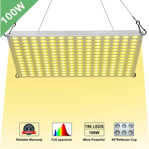 "100W LED Grow Light Full Spectrum Red Blue Yellow for Indoor Plants"
"12-Inch LED Hydroponic Grow Light for Seed Starting and Vegetables"
"Energy-Efficient Full Spectrum Grow Light for Herbs and Flowers"
"Hydroponic 100W LED Grow Light Panel for Indoor Gardening"