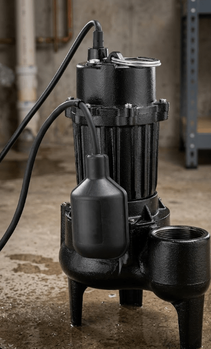 1/2 HP Cast Iron Submersible Sewage Pump | Heavy - Duty Waste Water & Sump Pump Q1DZ450X - General Equipment with | Sold by Uncle Wiener's Wholesale