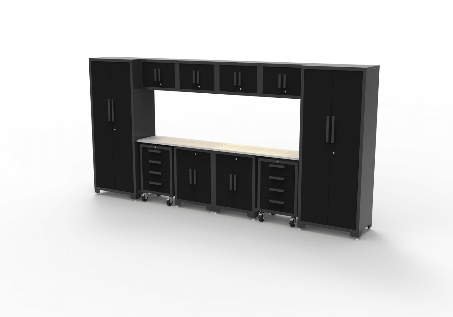 12 - Piece Garage Workbench & Tool Box Set | New & Complete KN206222D - with Black Version KN206222B | Sold by Uncle Wiener's Wholesale