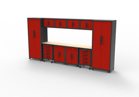 12 - Piece Garage Workbench & Tool Box Set | New & Complete KN206222D - with | Sold by Uncle Wiener's Wholesale