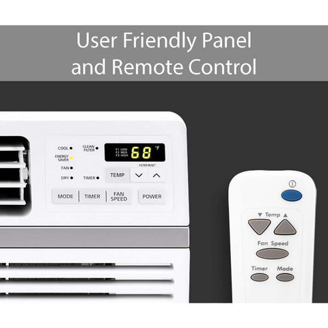 12,000 BTU 115 - Volt Window Air Conditioner LW1216ER Cools 550 Sq. Ft. with ENERGY STAR and Remote - with | Sold by Uncle Wiener's Wholesale