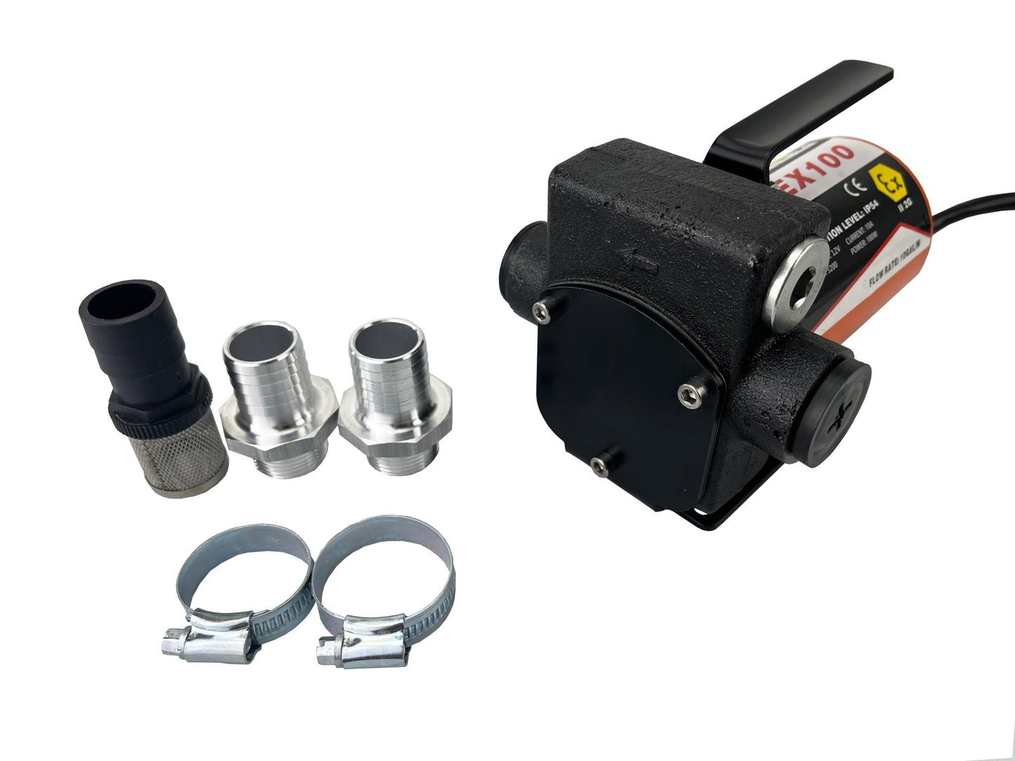 12V Gasoline & Diesel Fuel Transfer Pump 10 GPM – DCEX100 - with | Sold by Uncle Wiener's Wholesale