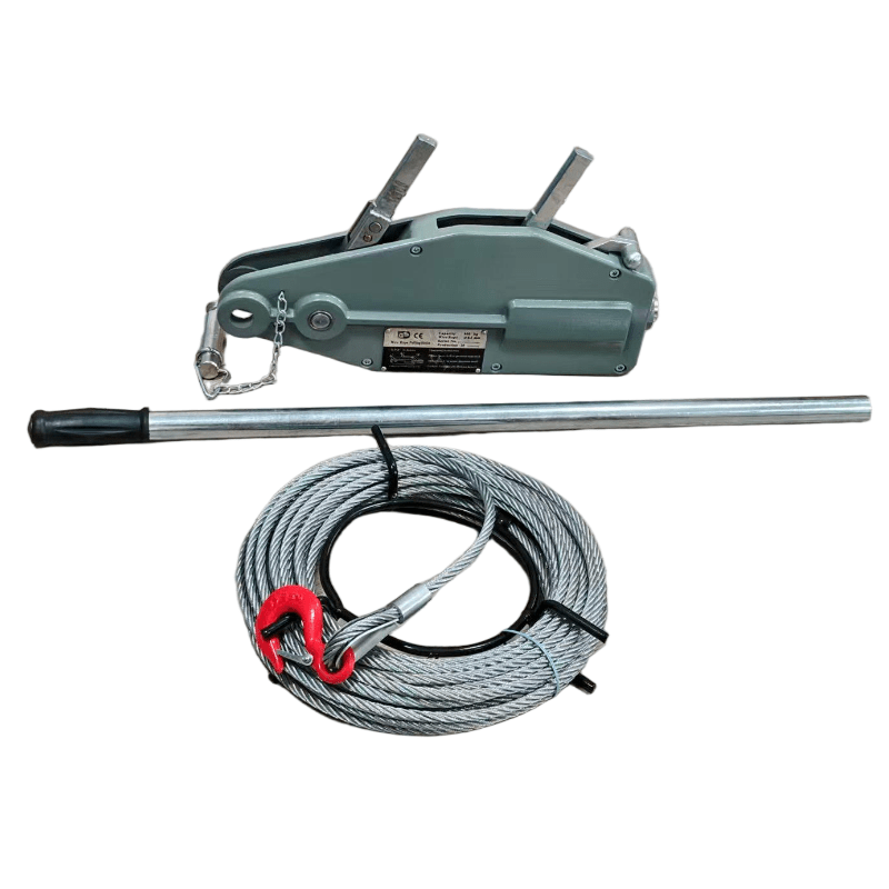 1.6 Ton Manual Wire Rope Puller 20m Heavy - Duty Lever Hoist WRP16T20 - with | Sold by Uncle Wiener's Wholesale