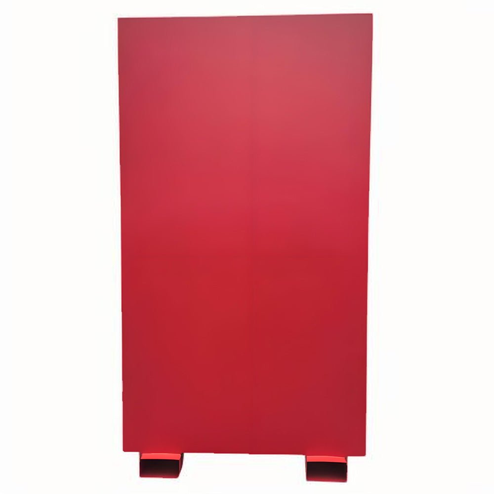 19 - Drawer Heavy - Duty Bolt Bin Cabinet with Forklift Pockets – Available in Black or Red - with Red | Sold by Uncle Wiener's Wholesale