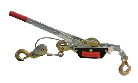 2 - Ton (4,400 lb) 3‑Hook Heavy‑Duty Ratchet Come‑Along Winch – KH2000 - with | Sold by Uncle Wiener's Wholesale