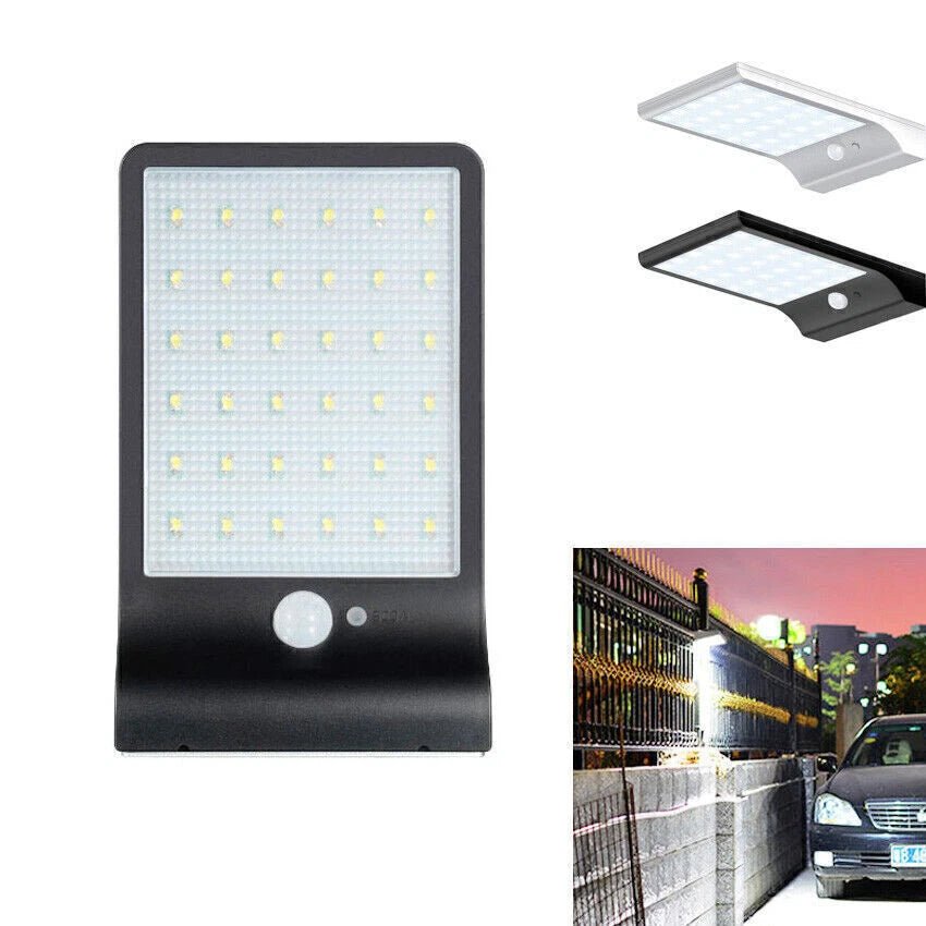 20 LED Solar Motion Sensor Light – IP65 Waterproof Outdoor Security Wall Light – 52659 - with | Sold by Uncle Wiener's Wholesale