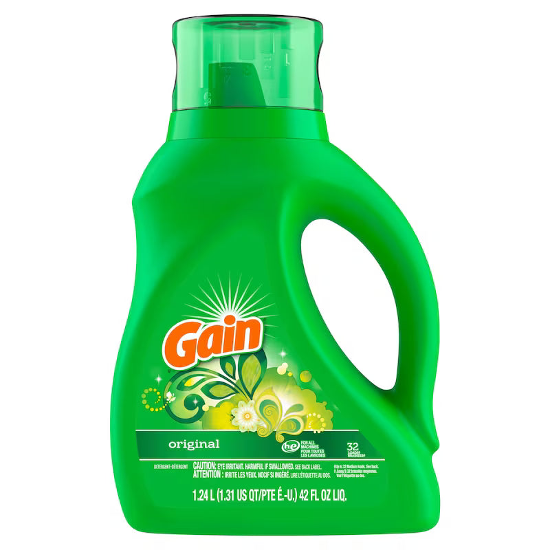 Gain Laundry Detergent Moonlight Breeze – Compatible Laundry Detergent Pods, High Efficiency Washing Machine Detergent, Powerful Stain & Odour Removal