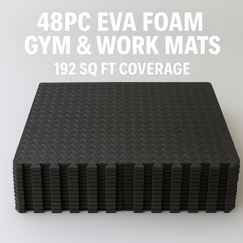 Stack of EVA Foam Flooring Mats β Workshop/Workout Use