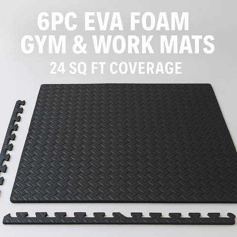 192 SQ FT Interlocking Gym Mats β 48PC Set