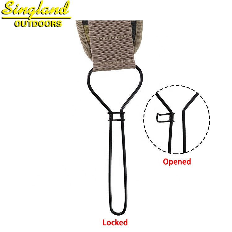 Hunting Camo Duck Carry Strap with Dual Steel Game Hooks – Waterfowl Carrier 277123
