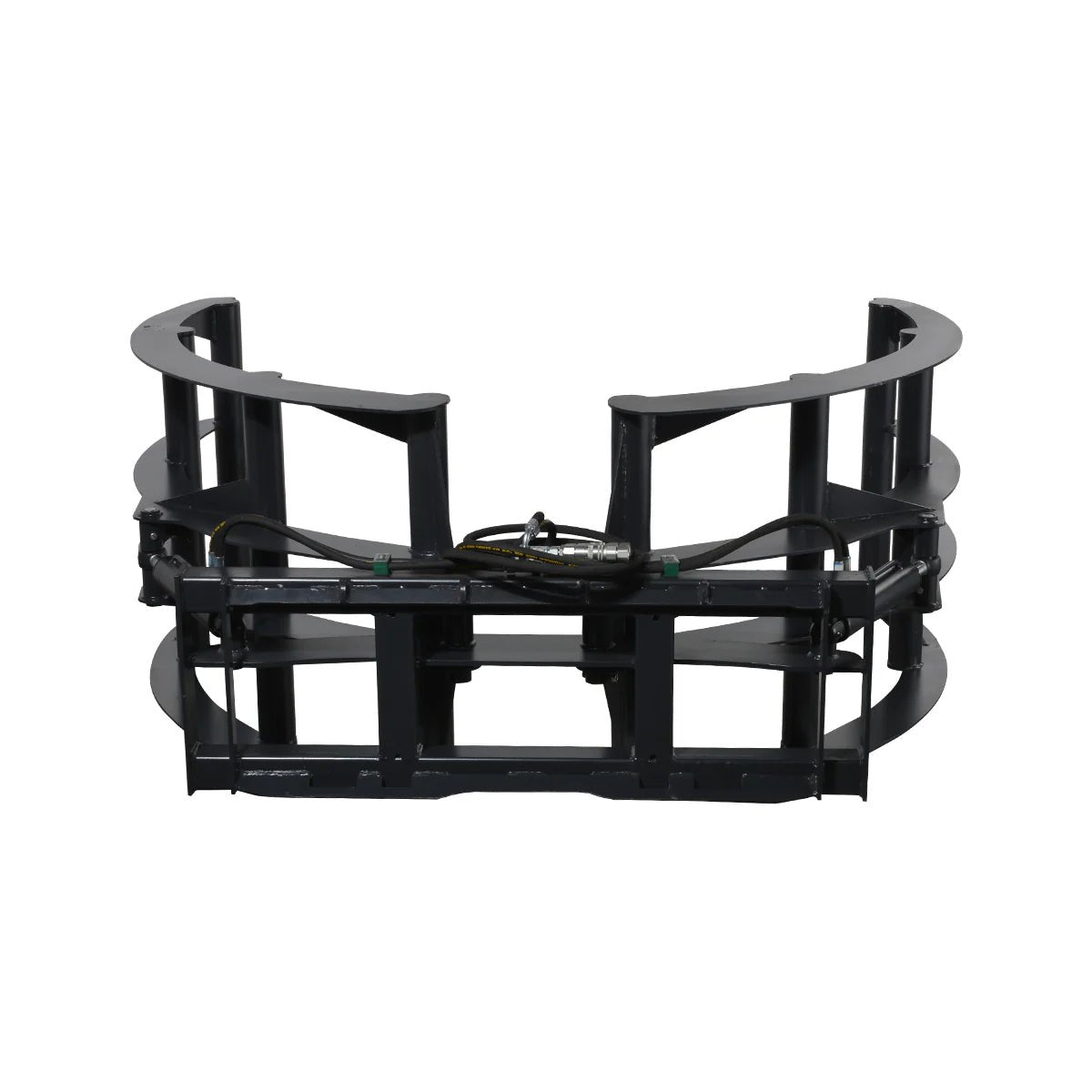 2,800 lb Capacity Skid Steer Bale Grab Attachment – Dual 2″×10″ Hydraulic Cylinders, Stack & Carry Round Bales SU385481 - with | Sold by Uncle Wiener's Wholesale