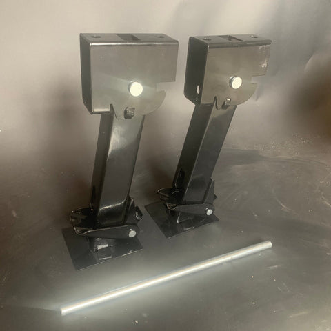 2PK Telescoping Swing Down Trailer Stabilizer Jacks – 1000 lbs Support with Handle & Mounting Screws – For RV, Camper, Utility Trailers – CSJ010002 - with | Sold by Uncle Wiener's Wholesale