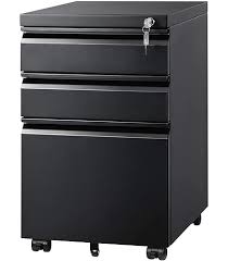 3 - Drawer Lockable Metal Filing Cabinet – Underdesk Storage – SKU: 216444 - with | Sold by Uncle Wiener's Wholesale