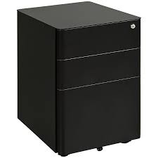 3 - Drawer Lockable Metal Filing Cabinet – Underdesk Storage – SKU: 216444 - with | Sold by Uncle Wiener's Wholesale