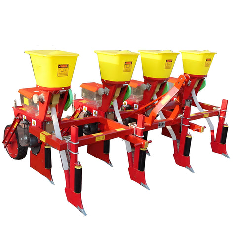 3 Point Tractor 4 Row Corn Planter with Fertilizer Applicator Seeder for Corn, Wheat & Soybeans 2BYSF4 - with | Sold by Uncle Wiener's Wholesale