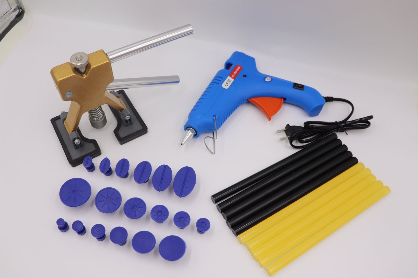 30 PCS Paintless Dent Repair Kit with Glue Gun – DIY Car Dent Puller Tool Set 830573 - with | Sold by Uncle Wiener's Wholesale