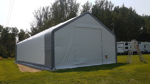 30′ WIDE DOUBLE TRUSS STORAGE BUILDINGS - with Standard 30X40X20 | Sold by Uncle Wiener's Wholesale