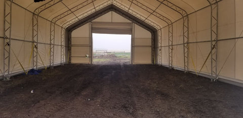 30′ WIDE DOUBLE TRUSS STORAGE BUILDINGS - with Standard 30X40X20 | Sold by Uncle Wiener's Wholesale