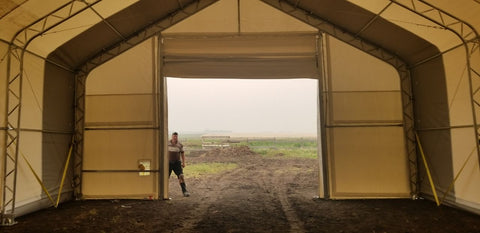 30′ WIDE DOUBLE TRUSS STORAGE BUILDINGS - with Standard 30X40X20 | Sold by Uncle Wiener's Wholesale