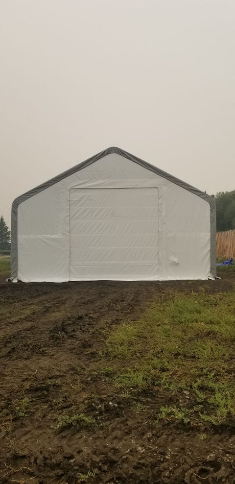 30′ WIDE DOUBLE TRUSS STORAGE BUILDINGS - with Standard 30X40X20 | Sold by Uncle Wiener's Wholesale