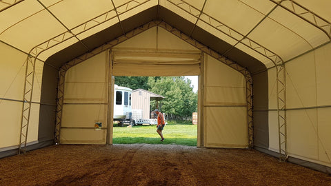 30′ WIDE DOUBLE TRUSS STORAGE BUILDINGS - with Standard 30X40X20 | Sold by Uncle Wiener's Wholesale