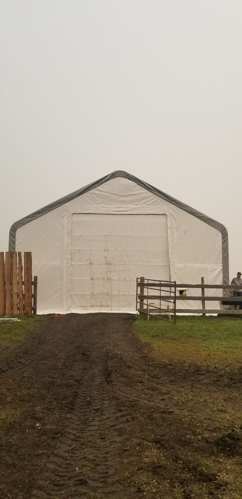 30′ WIDE DOUBLE TRUSS STORAGE BUILDINGS - with Standard 30X40X20 | Sold by Uncle Wiener's Wholesale