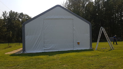 30′ WIDE DOUBLE TRUSS STORAGE BUILDINGS - with Standard 30X40X20 | Sold by Uncle Wiener's Wholesale