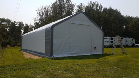 30′ WIDE DOUBLE TRUSS STORAGE BUILDINGS - with Standard 30X40X20 | Sold by Uncle Wiener's Wholesale