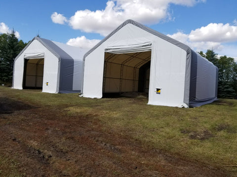 30′ WIDE DOUBLE TRUSS STORAGE BUILDINGS - with Standard 30X40X20 | Sold by Uncle Wiener's Wholesale