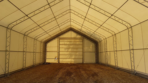 30′ WIDE DOUBLE TRUSS STORAGE BUILDINGS - with Standard 30X40X20 | Sold by Uncle Wiener's Wholesale