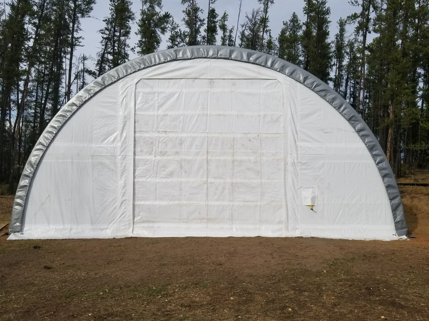 30′ Wide Portable Oval Truss Storage Shelter – SP Model with UV - Resistant Fabric & Anchoring Kit - Portable Oval Storage Shelter with 30X40X15 10.5 OZ PE | Sold by Uncle Wiener's Wholesale