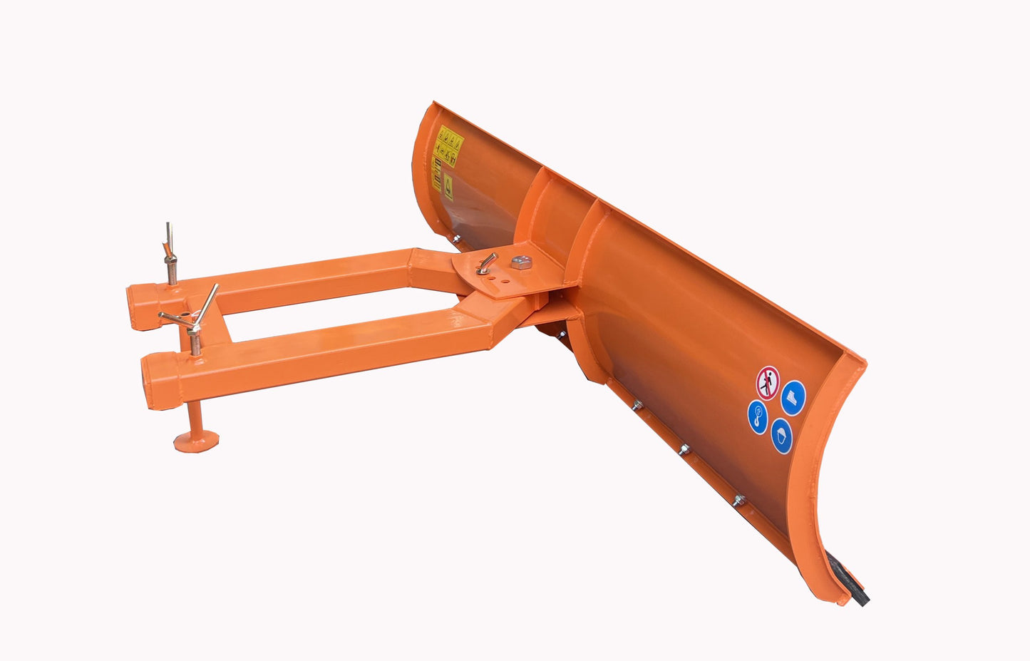 6.56 FT Snow Push Blade for Forklift & Skid Steer – Heavy-Duty Winter Attachment