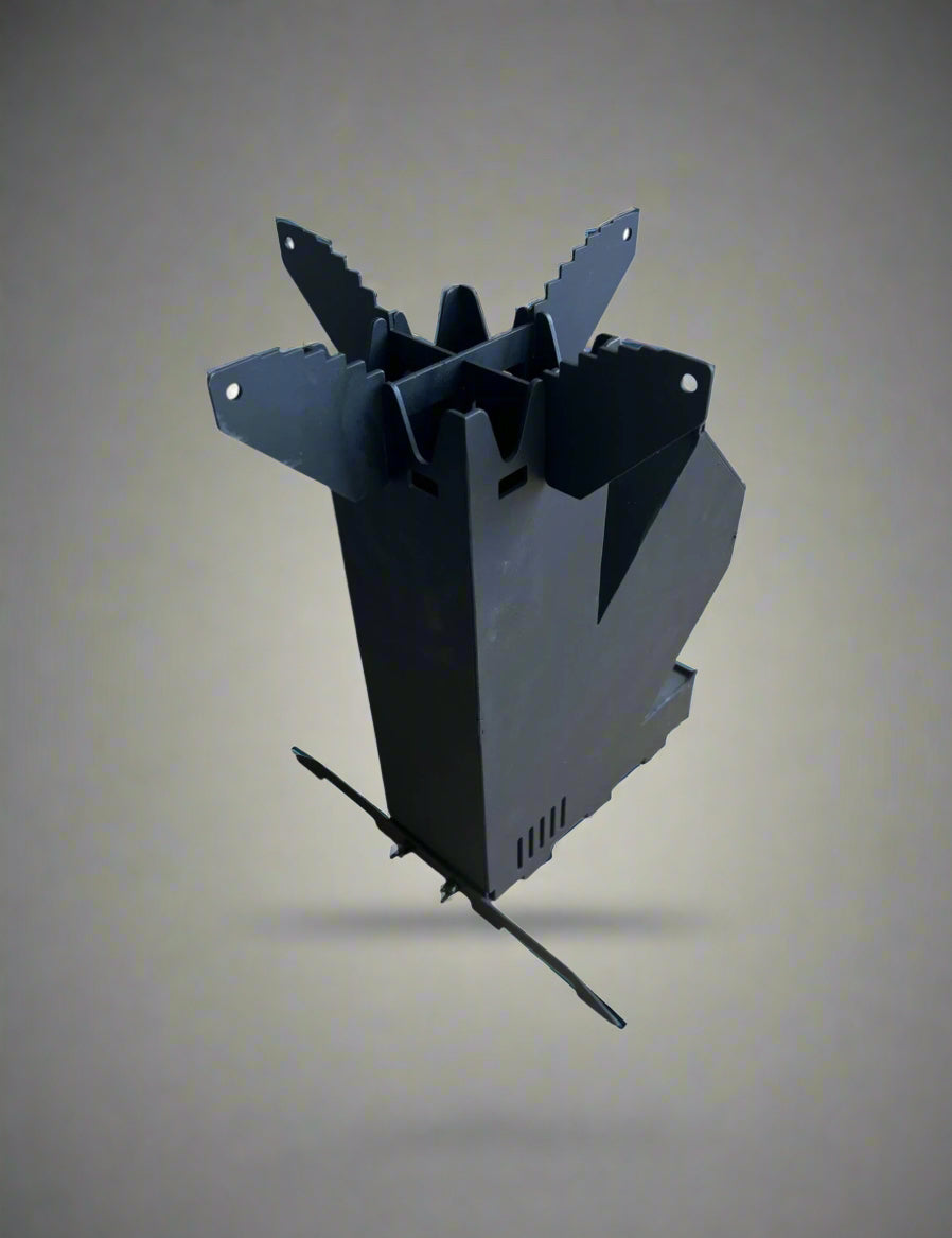 Heavy-Duty Rocket Stove for Outdoor Cooking & Camping BBQ – High Heat Wood-Fired Stove 2504031