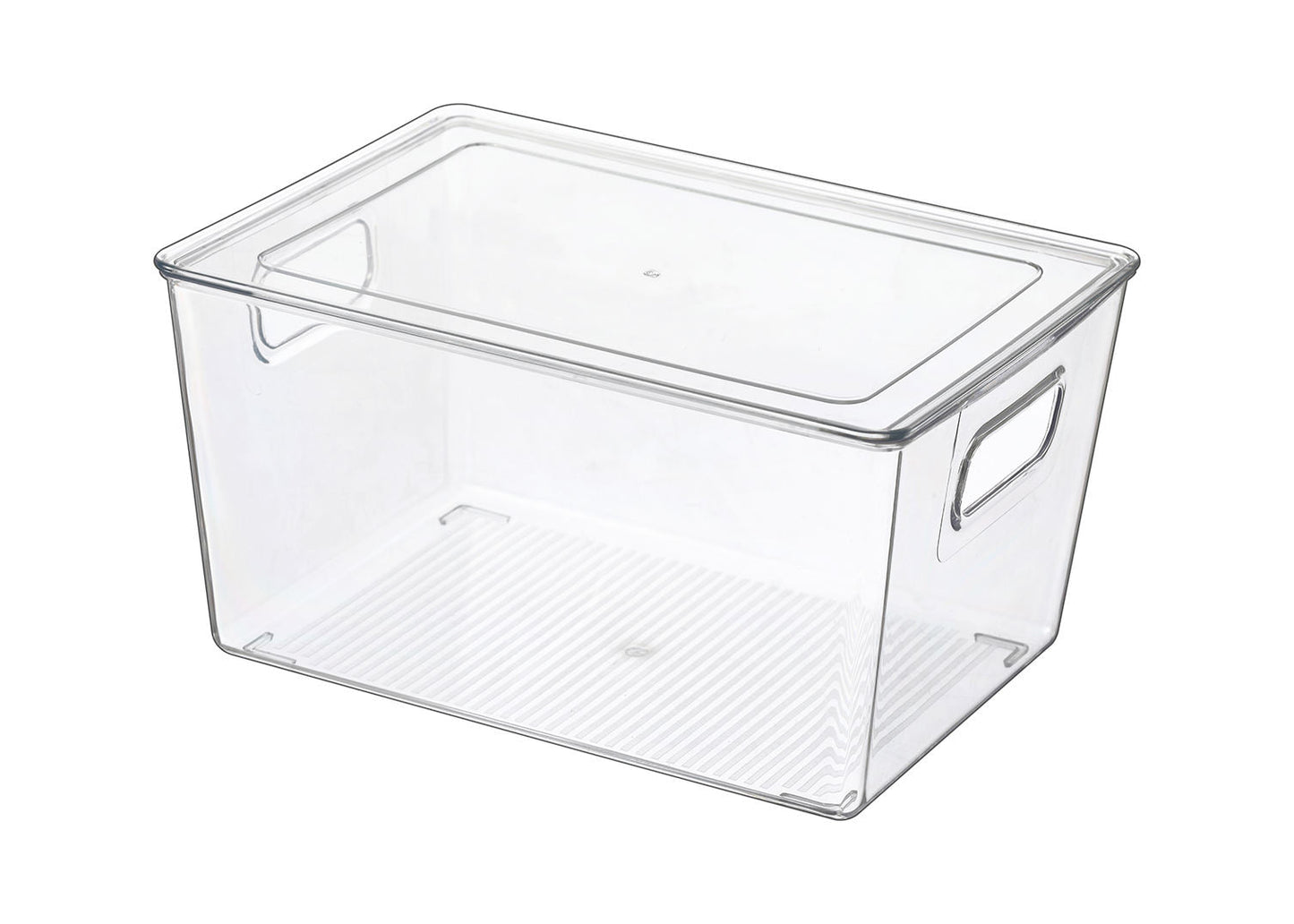 4 Pc Clear Plastic Storage Box With Lid Set Fridge Organizer Bin S M L Variants SC22183 - with Small | Sold by Uncle Wiener's Wholesale