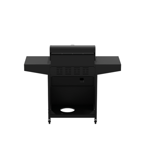 40,000 BTU Gas BBQ Grill – Outdoor Propane Barbecue with Cast Iron Grates | Model EQB40BA - with | Sold by Uncle Wiener's Wholesale