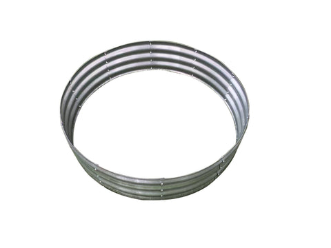 47" Round Metal Raised Garden Bed – Galvanized Steel Circular Planter for Vegetables & Flowers 929523 - with | Sold by Uncle Wiener's Wholesale