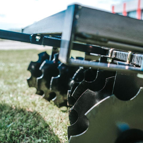 48″ Economy ATV Disc Harrow with 8 Blades & 50mm Ball Hitch – Lightweight Welded Frame Model CNJATVDH - with | Sold by Uncle Wiener's Wholesale