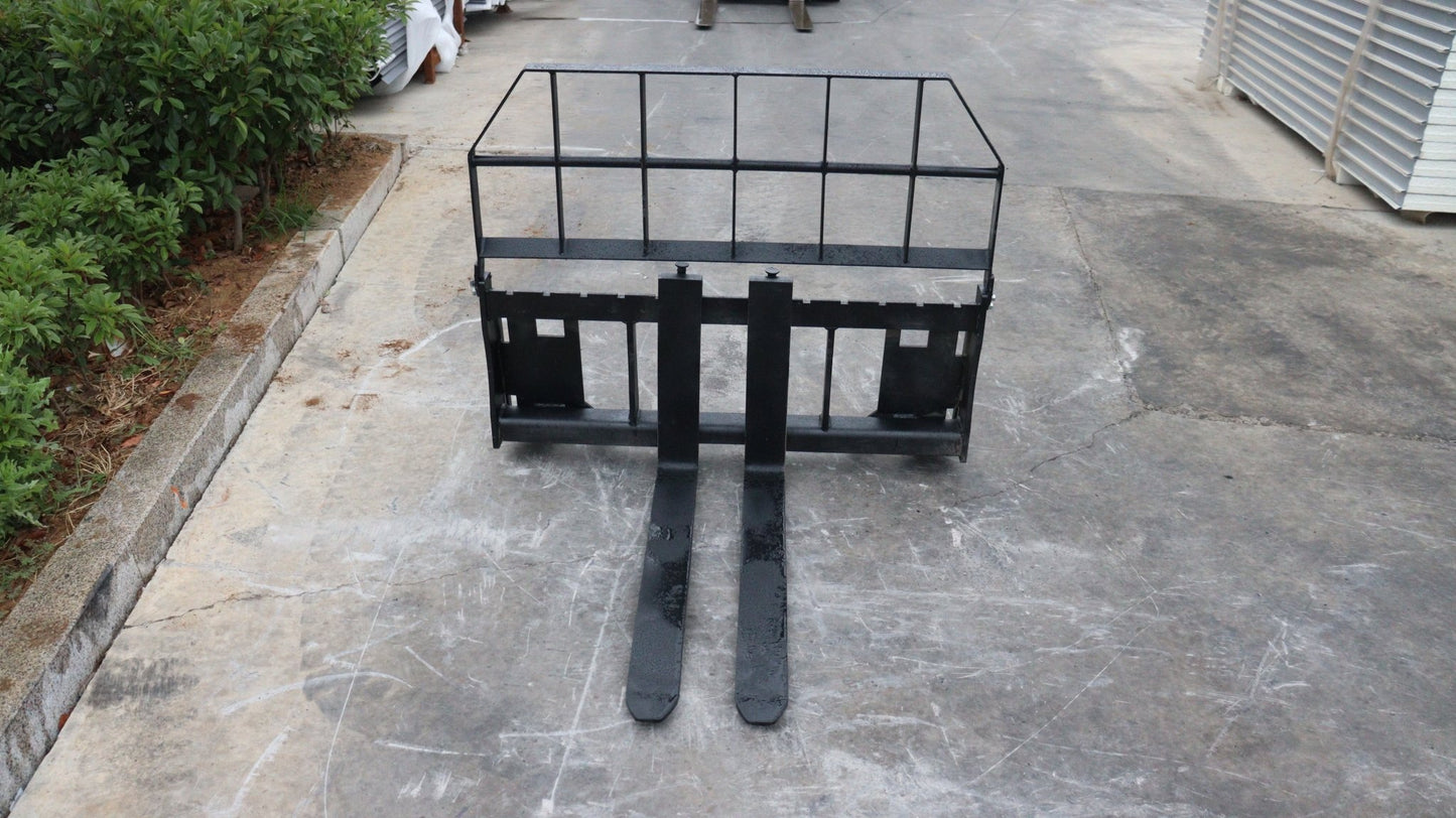 48" Skid Steer Pallet Fork Attachment 3300 lb Capacity Heavy Duty SSPF4833 - with | Sold by Uncle Wiener's Wholesale