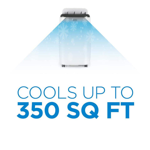 5000 BTU (DOE) Portable Air Conditioner Cools 350 sq. ft. without Heater with Dehumidifier with Remote in White - with | Sold by Uncle Wiener's Wholesale