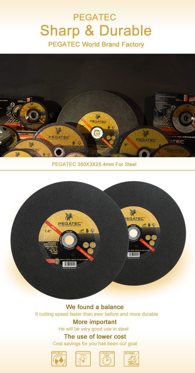 5PCS 14" Cut Off Saw Blades for Steel & Metal – Durable, Low Vibration, High Precision | 35035M - with | Sold by Uncle Wiener's Wholesale