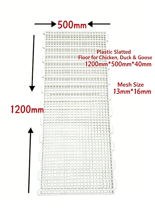 6-Pack Plastic Chicken Slat Floor Mats 47.2" x 19.7" Poultry Coop Flooring Panels for Chickens, Ducks & Farm Use CS12050 - with | Sold by Uncle Wiener's Wholesale