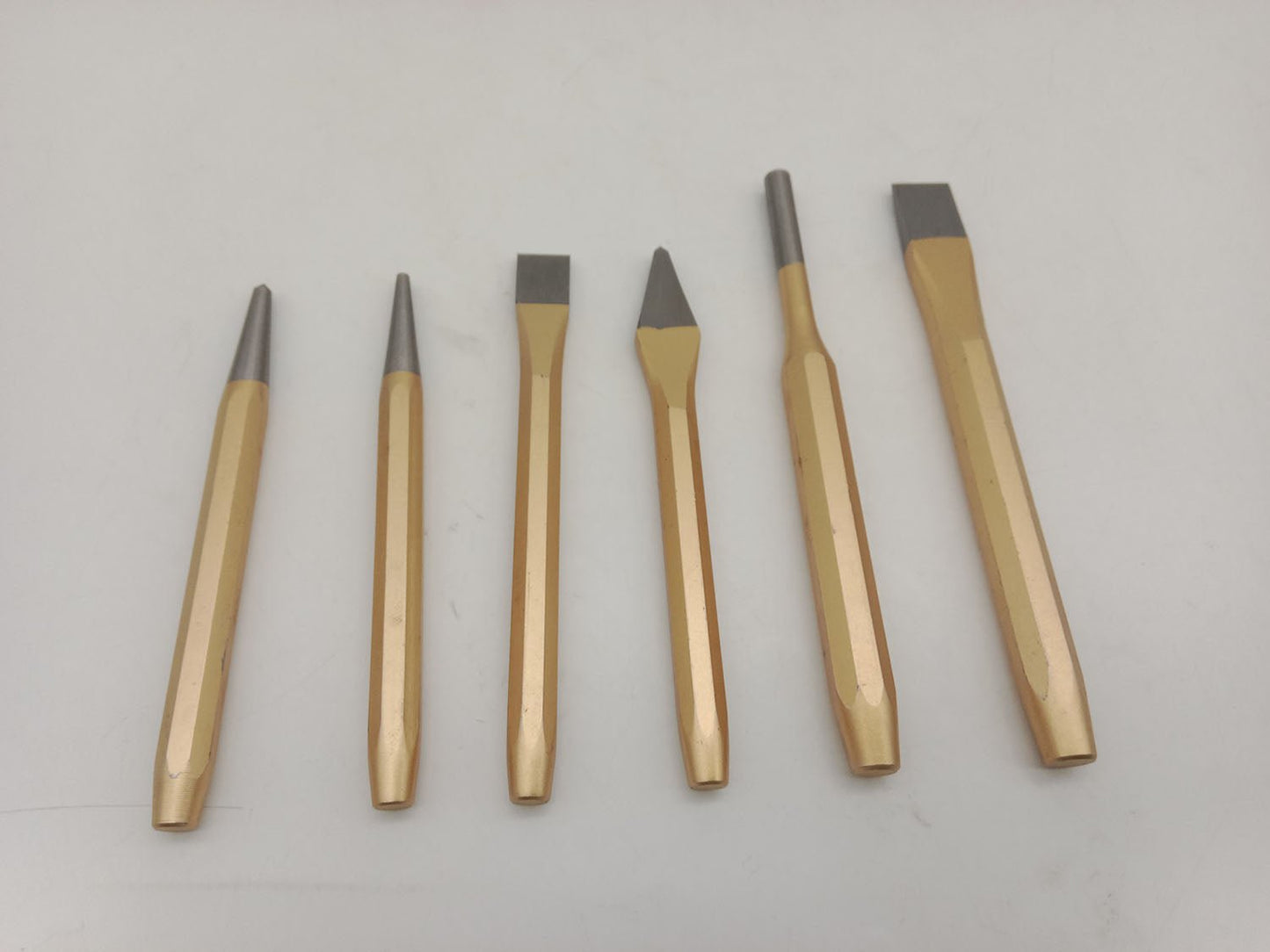 6-Piece Pin & Taper Punch Set Steel 40Cr Dual Punch Kit 150mm Length T0929 - with | Sold by Uncle Wiener's Wholesale