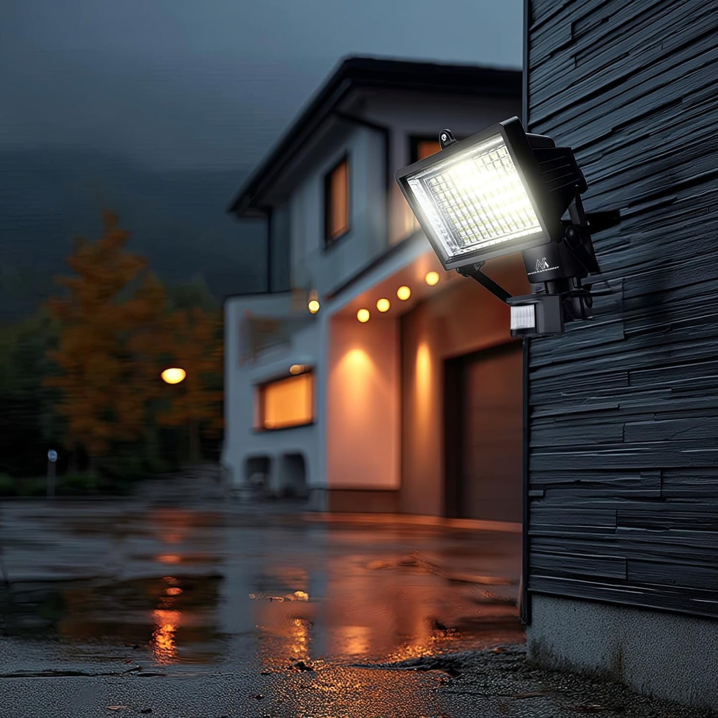 60 LED Solar Motion Flood Light – Outdoor Security Spotlight with Motion Sensor – 527051 - with | Sold by Uncle Wiener's Wholesale