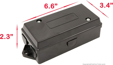 7 - Way Trailer Wiring Harness with Junction Box – 8FT, Weatherproof, RV - Standard, Heavy Duty TC78W - with | Sold by Uncle Wiener's Wholesale