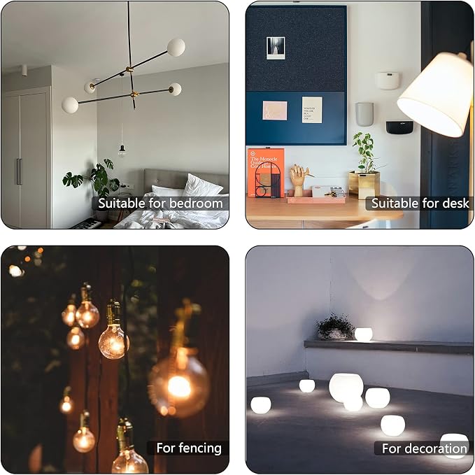 A19 Incandescent Light Bulbs – Standard E26 Household Ceiling & Table Lamp Bulbs, Soft Warm White