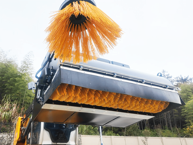 72" Skid Steer Box Broom Sweeper with 200L Water Spray System – Dust Control Sweeper Attachment 72MP1140 - with | Sold by Uncle Wiener's Wholesale