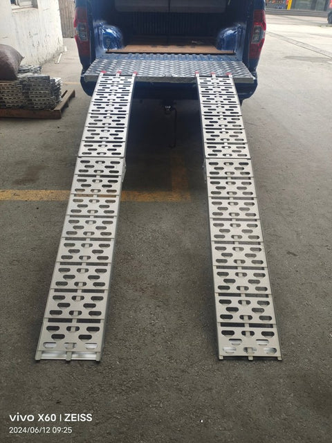 750 lbs Aluminum ATV Loading Ramp β 7 FT Heavy - Duty Foldable | 1123AR - with Pair Ramps | Sold by Uncle Wiener's Wholesale