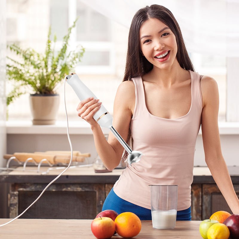 800W Variable Speed 4 - in - 1 Immersion Hand Blender Set – Powerful Stick Blender SM1546 - with | Sold by Uncle Wiener's Wholesale