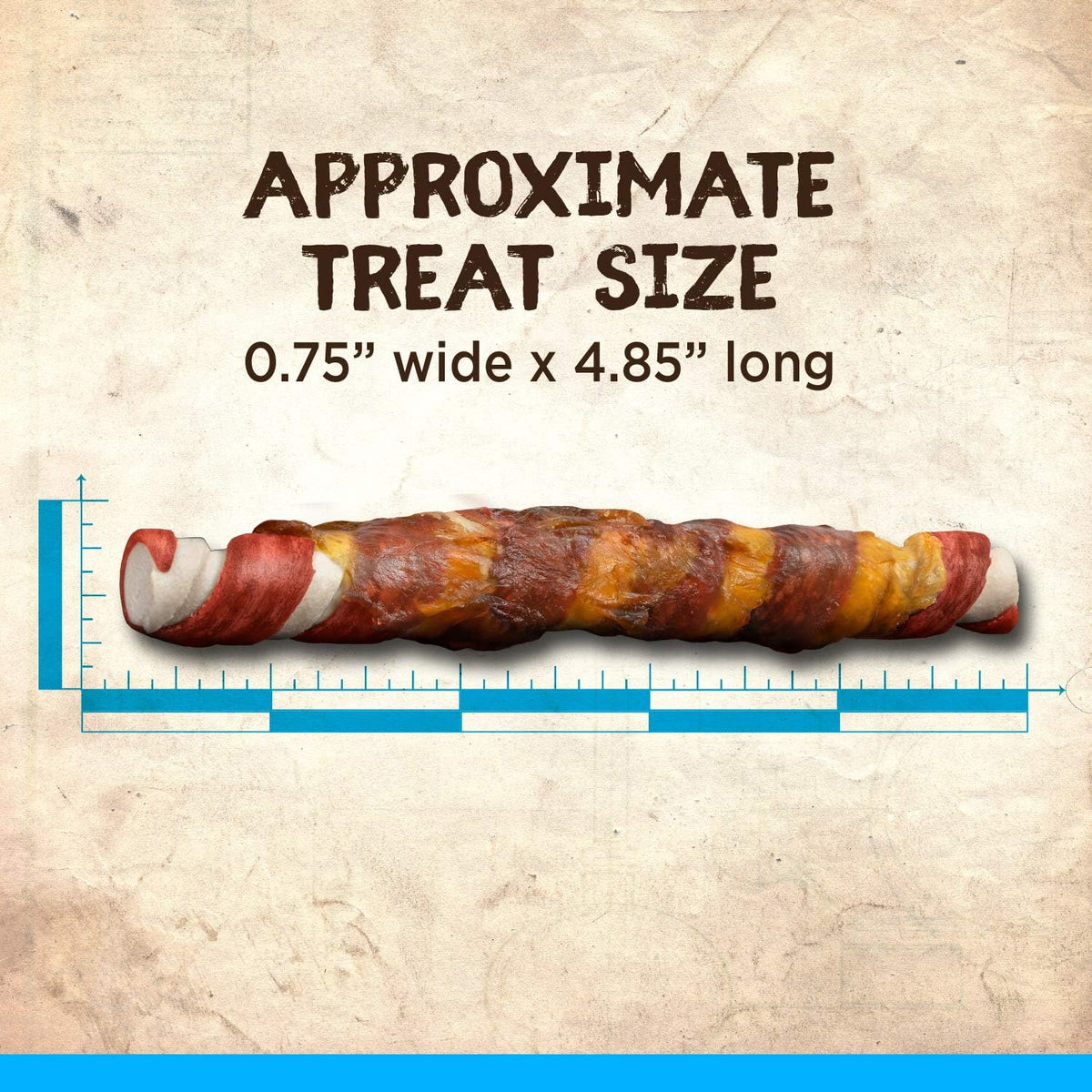 Zoë Better Than Rawhide Dog Chew Twists – Assorted Flavour, Rawhide-Free Treats with Real Chicken, 12 Pack, 148g